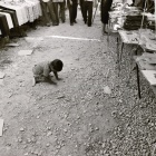 Kid playing on the market - Turkey - February 2006