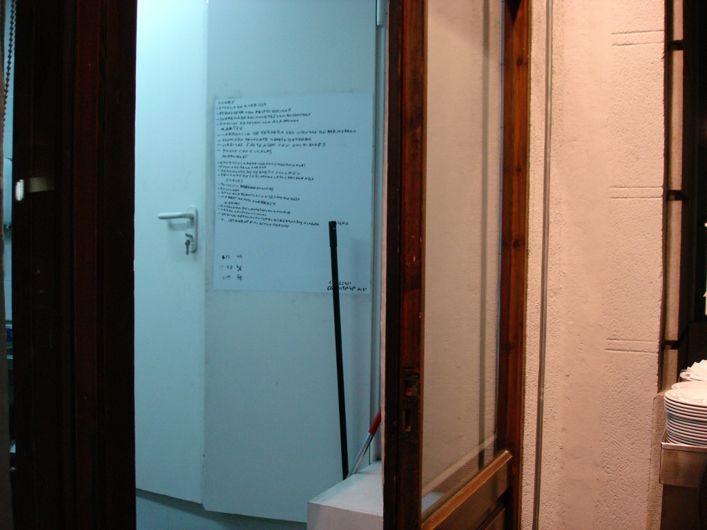 restaurant briefing list- Bercelone - October 2004
