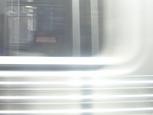 Fast train donwtown Chicago - October 2009