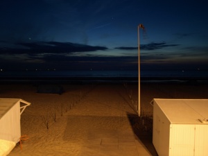 Night walk at the Beach - De Haan - Belgium May 28, 2010